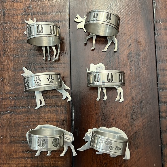 Silver Animal Napkin Rings - Picture 4 of 4